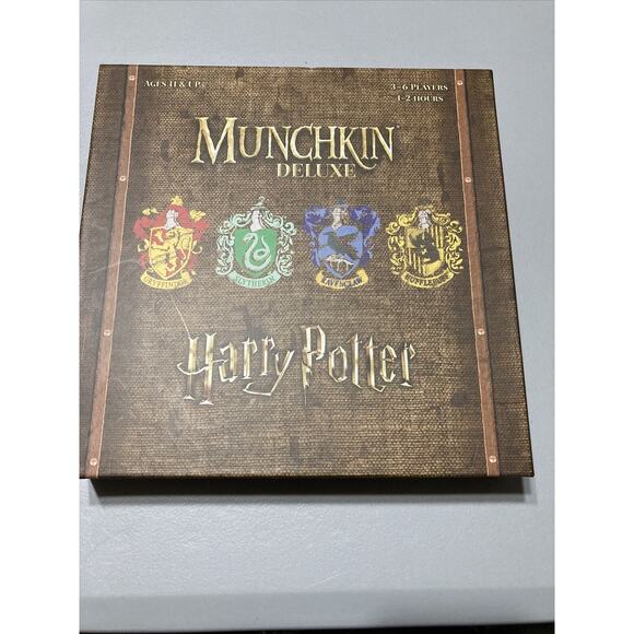 USAopoly Munchkin Deluxe HARRY POTTER Hogwarts Board Card Game Wizard ALL PIECES - Picture 9 of 9
